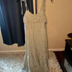 Speechless Cream Lace Maxi Dress